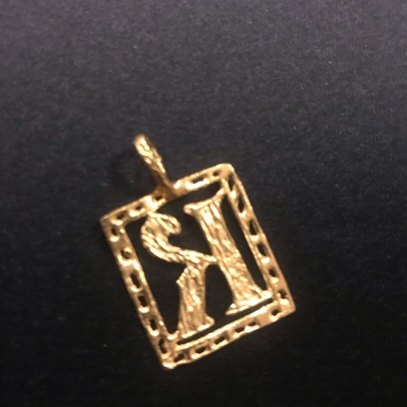 Genuine 14K Yellow Gold Pendant Unisex - Picture 9 of 13